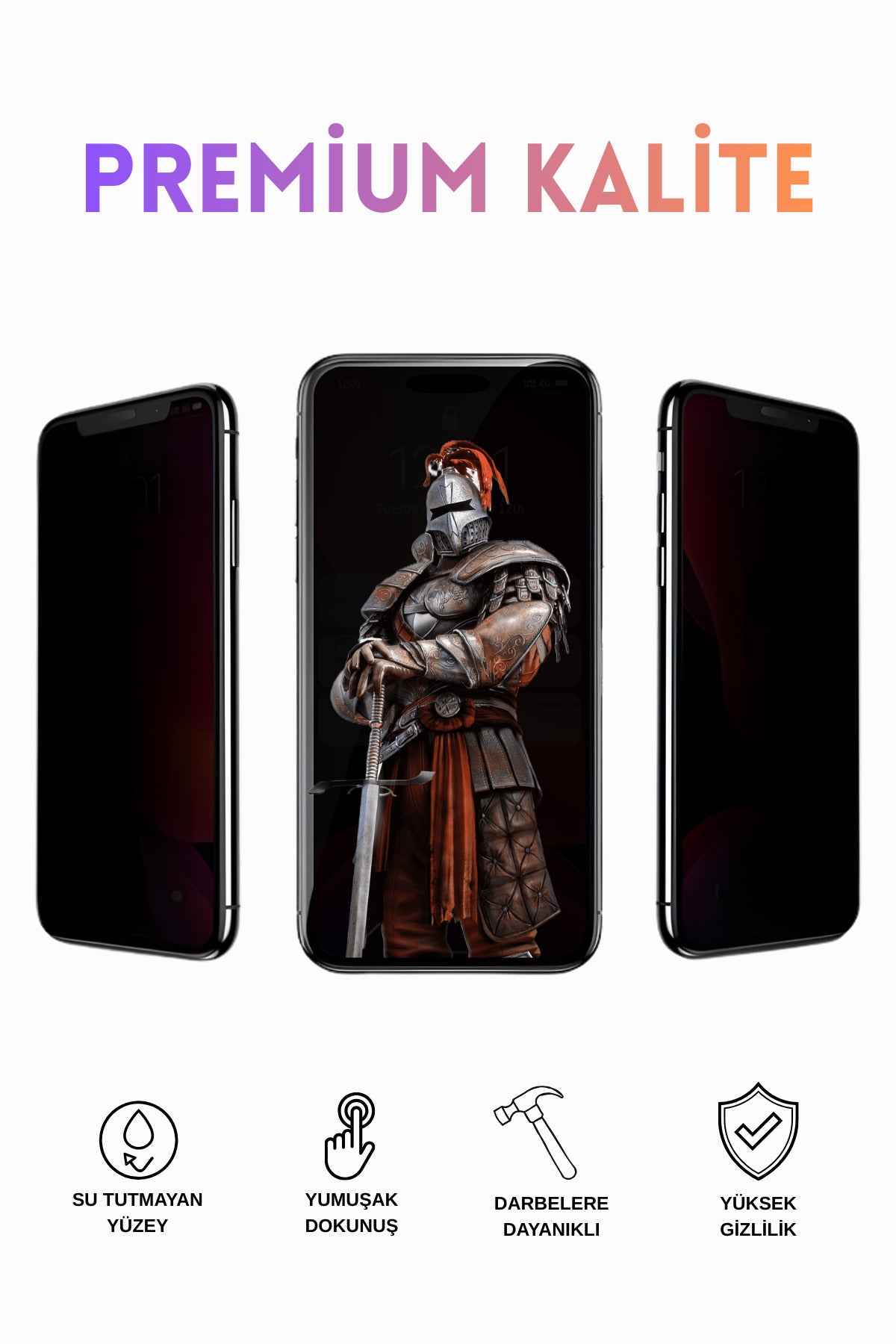 iPhone XS Max Hayalet Cam Ekran Koruyucu